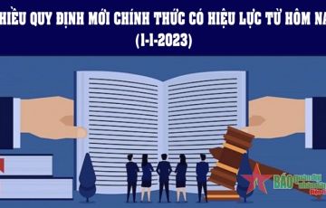 BẢN TIN PHÁP LUẬT THÁNG 01/2023